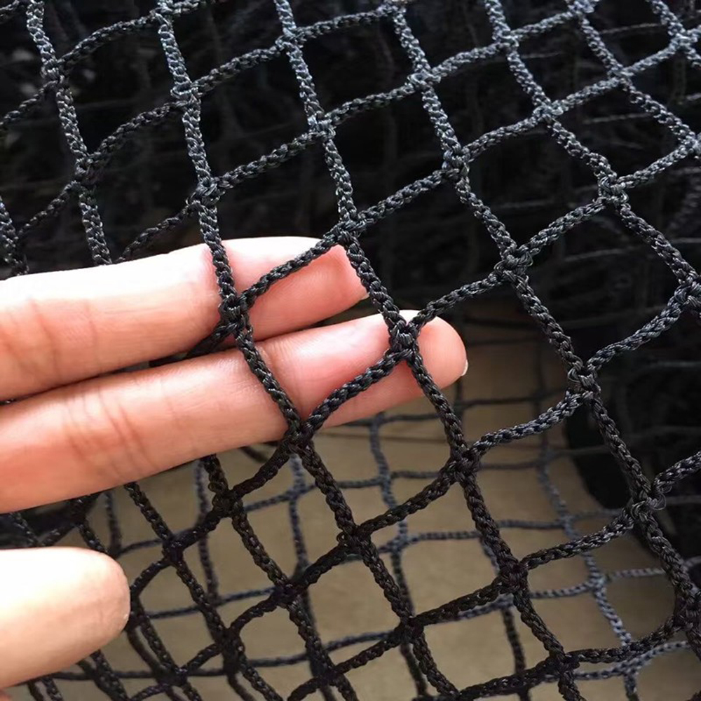 Golf Exercise Equipment - Black Soccer Backstop Net, Sports Practice