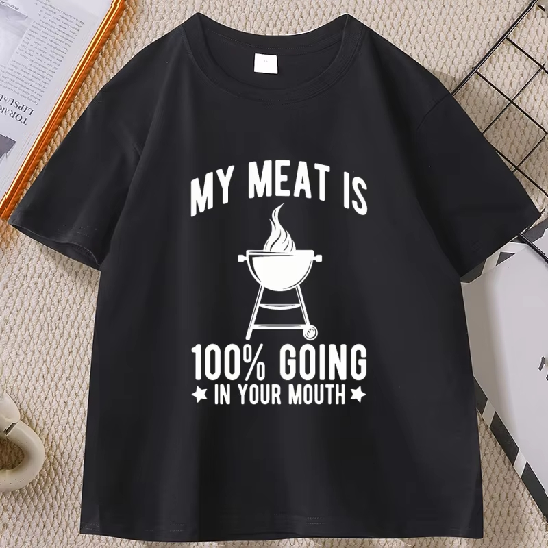 Golf Equipment Women - Men's Tshirt My Meat Enters Your