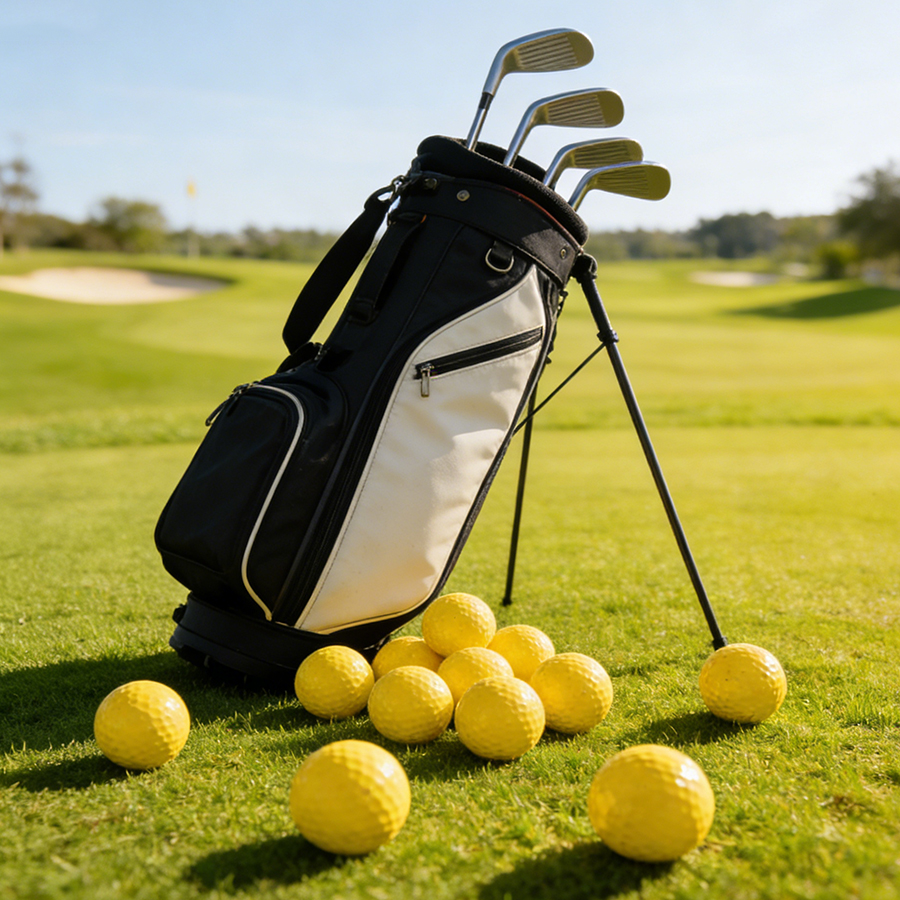 10pcs Yellow PU Soft Golf Prac - Golf Exercise Equipment 评论和价格