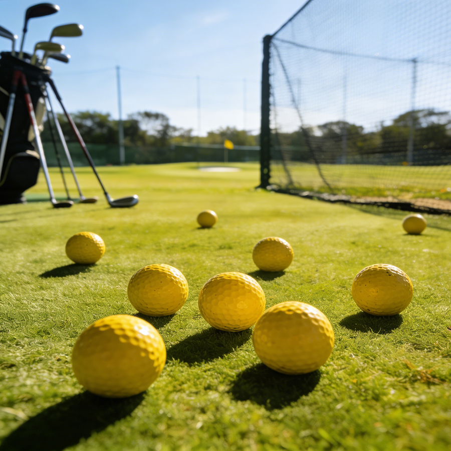 10pcs Yellow PU Soft Golf Prac - Golf Exercise Equipment 评论和价格