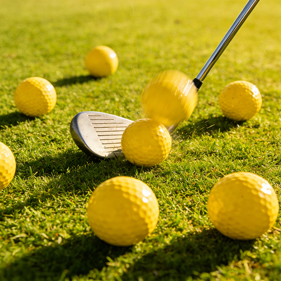 10pcs Yellow PU Soft Golf Prac - Golf Exercise Equipment 评论和价格