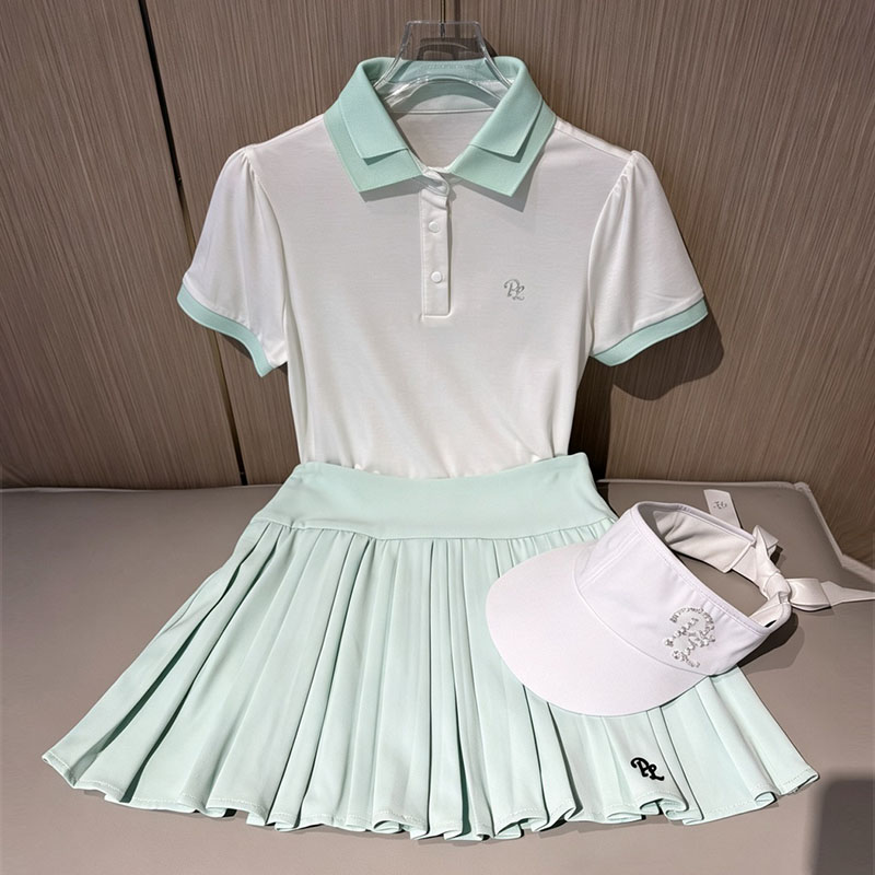 PL Golf Double Collar Polo Shi - Golf Equipment Women 评论和价格