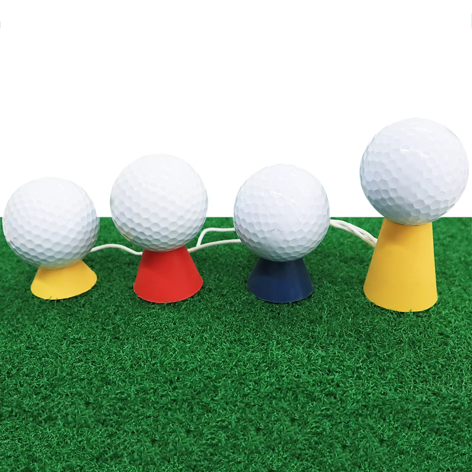 Golf 4-In-1Tees Different Heig - Golf Exercise Equipment 评论和价格