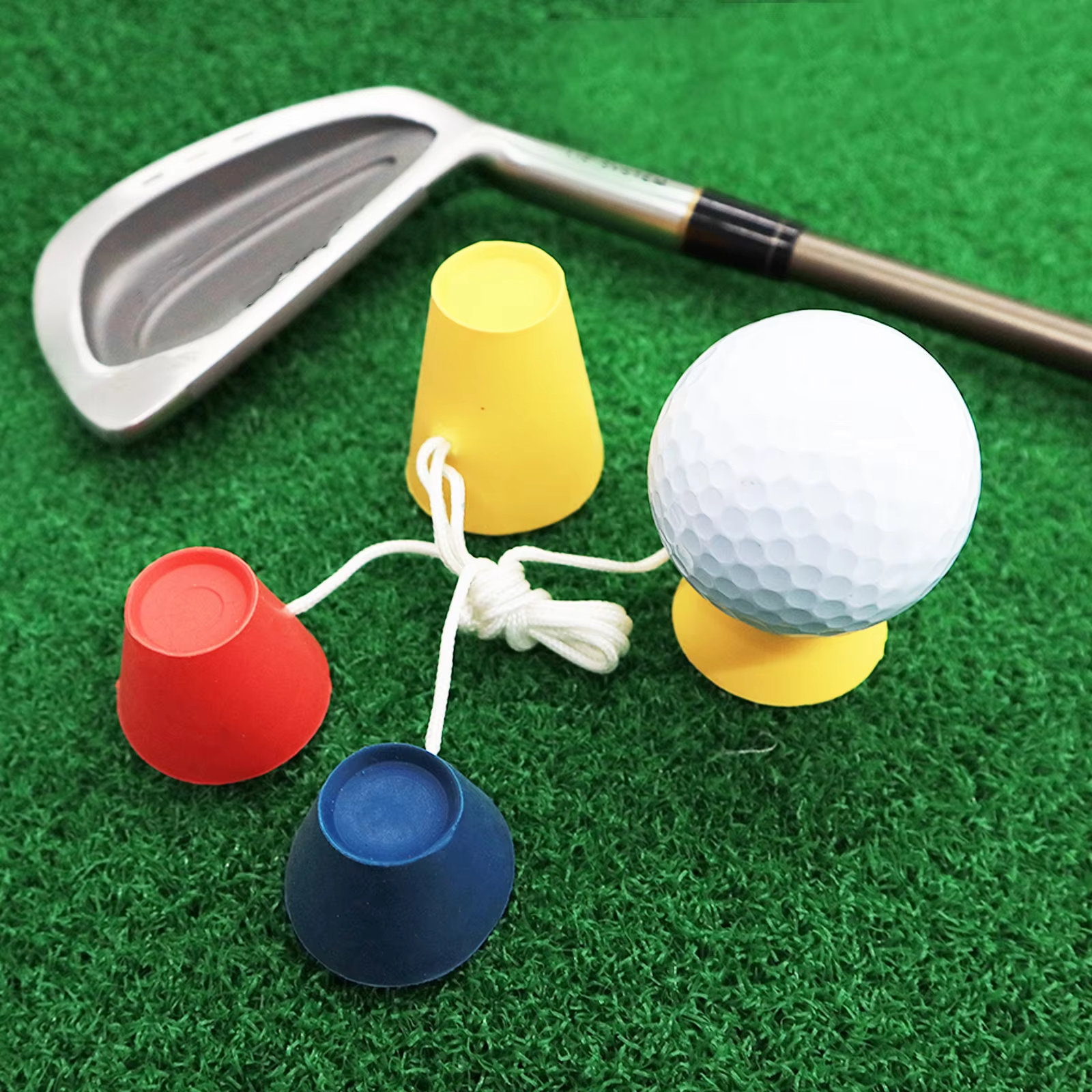 Golf 4-In-1Tees Different Heig - Golf Exercise Equipment 评论和价格