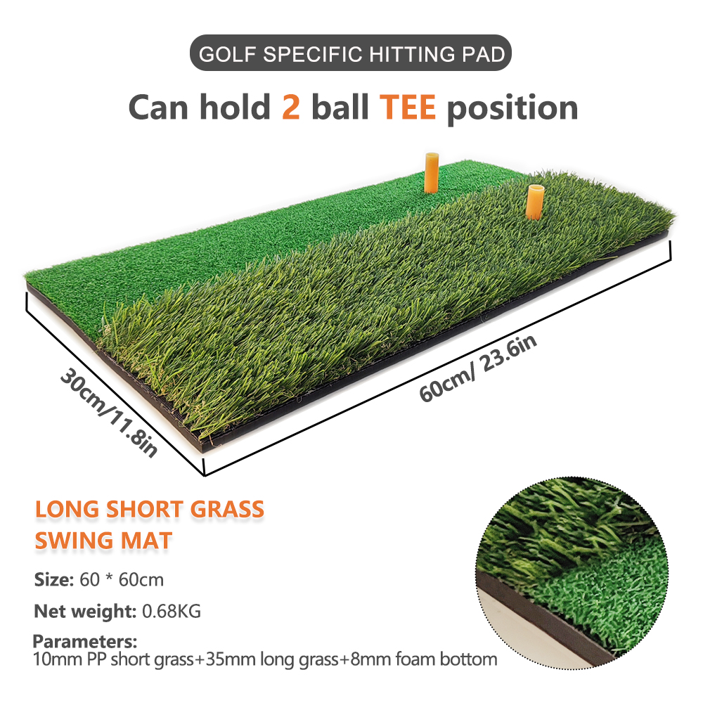 Golf Hitting Mat Indoor Outdoo - Golf Exercise Equipment 评论和价格
