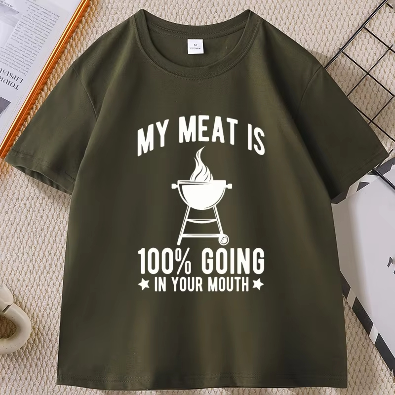 Men's Tshirt My Meat Enters Yo - Golf Equipment Women 评论和价格