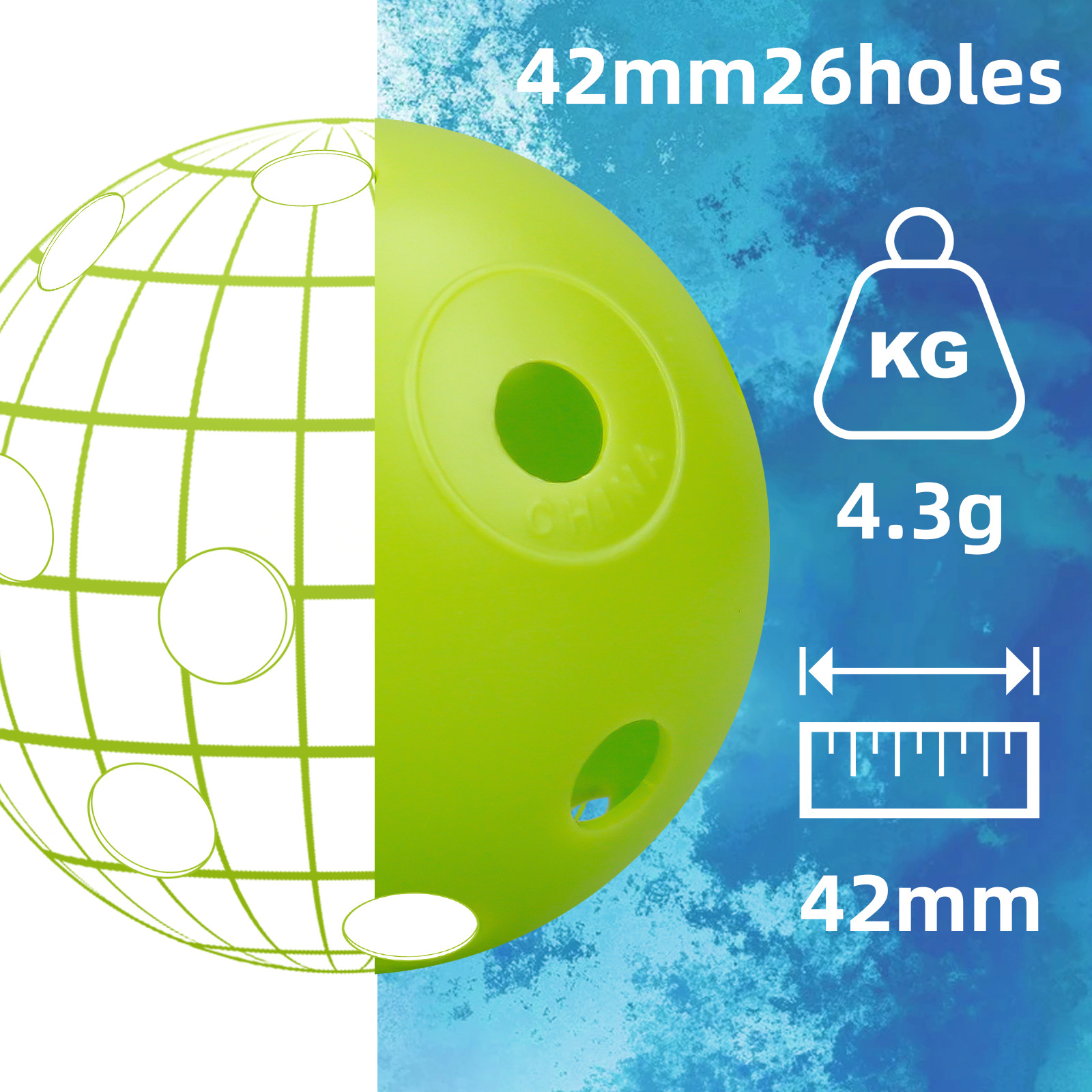 24Pcs/Bag 42MM Practice Golf B - Golf Exercise Equipment 评论和价格