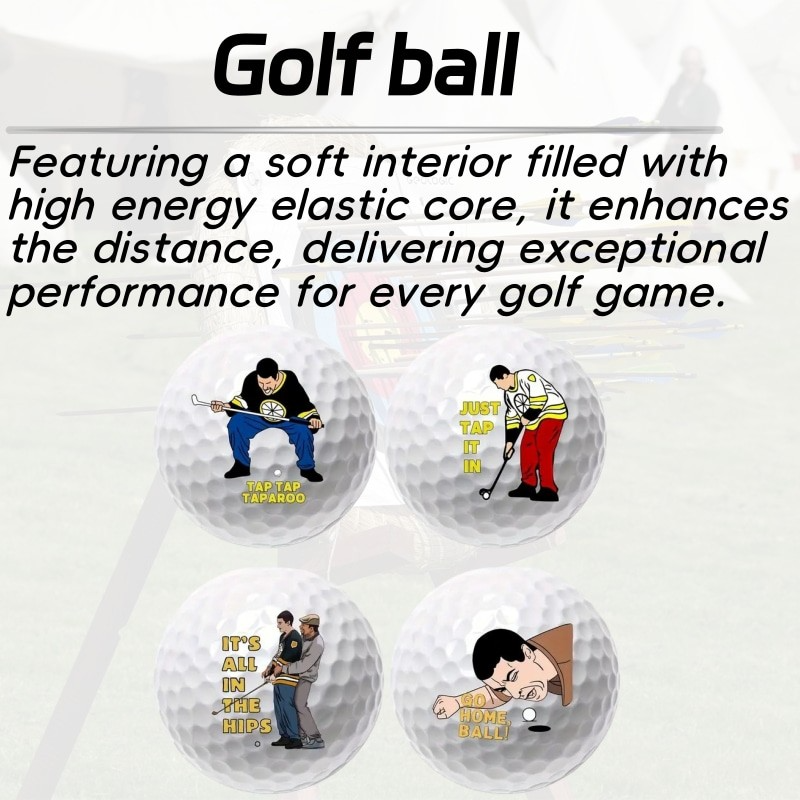 Golf Balls 4pcs Unique Fun Des - Golf Exercise Equipment 评论和价格